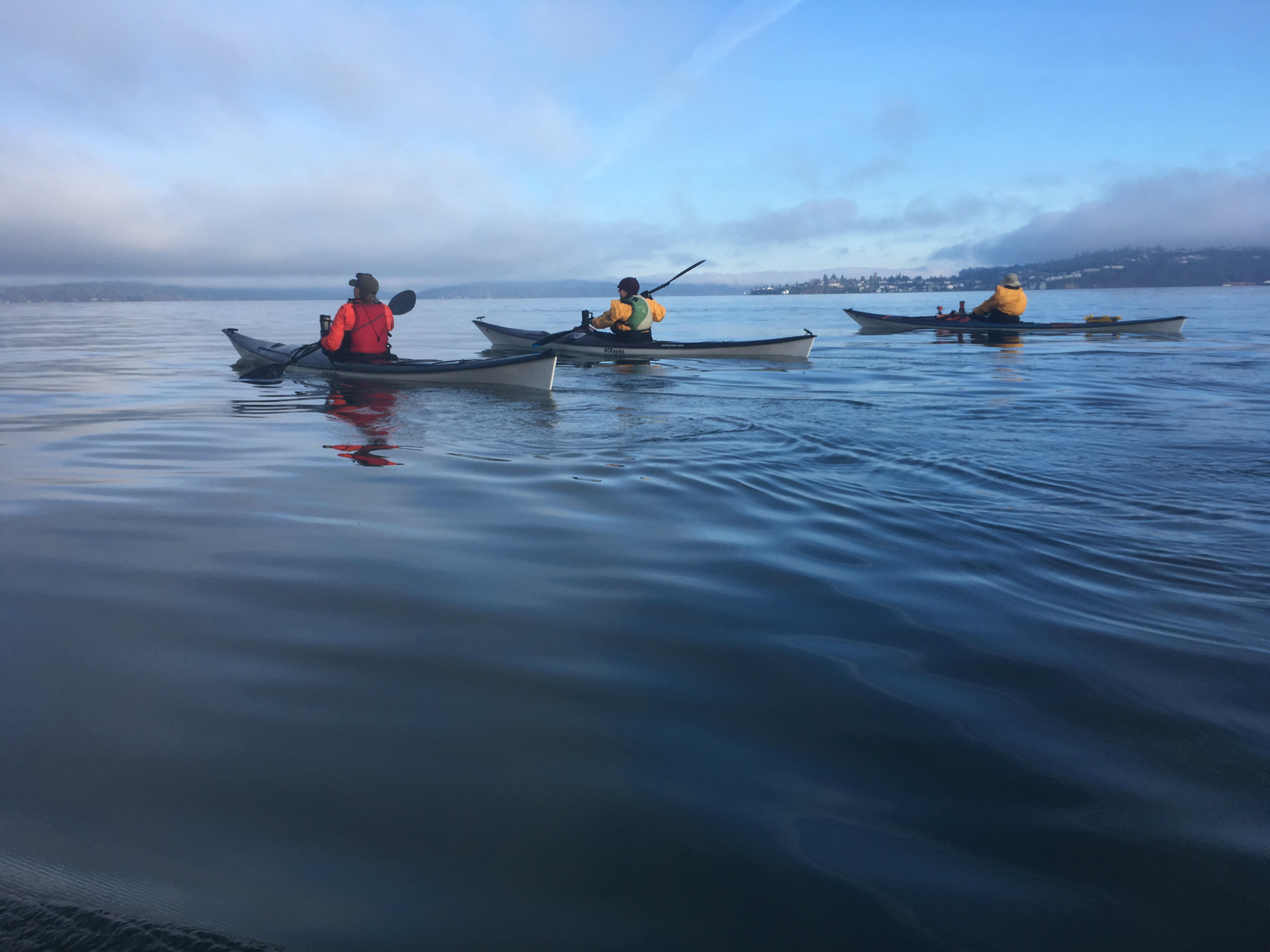 Paddling Commencement Bay